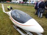 D-KDRM @ EDVH - Schleicher ASW-27 with retractable auxiliary turbojet at the 2018 OUV-Meeting at Hodenhagen airfield - by Ingo Warnecke