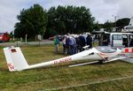 D-KDRM @ EDVH - Schleicher ASW-27 with retractable auxiliary turbojet at the 2018 OUV-Meeting at Hodenhagen airfield