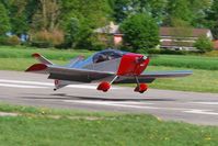HB-YMY @ LSGN - The Swiss Waiex TinkerBelle upon landing on her home airport Neuchatel - Colombier. - by Reto Gabriel