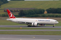 TC-LJM @ VIE - Turkish Cargo Boeing 777-FF2 - by Thomas Ramgraber