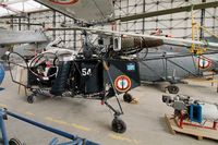 54 @ LFXR - Sud SE-3130 Alouette II, Rochefort-Soubise airport (LFXR) - by Yves-Q