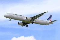 F-GMZA @ LFBD - Airbus A321-111, On final rwy 23, Bordeaux-Mérignac airport (LFBD-BOD) - by Yves-Q