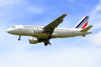 F-GRHS @ LFBD - Airbus A319-111, On final rwy 23, Bordeaux-Mérignac airport (LFBD-BOD) - by Yves-Q