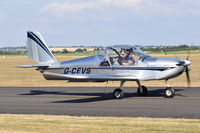 G-CEVS @ EGSU - Departing from Duxford. - by Graham Reeve