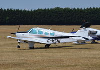 G-KSHI @ EGLM - Beechcraft A36 Bonanza at White Waltham. Ex D-EKDN - by moxy