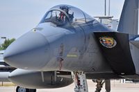 82-0009 @ KBOI - Parked on the Idaho ANG ramp. 122nd Fighter Sq. Bayou Militia, 159th FW, NAS JRB New Orleans, LA, Louisiana ANG. - by Gerald Howard