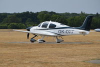 OK-OKP @ EGLD - Cirrus SR22T GTS Platinum at Denham. - by moxy
