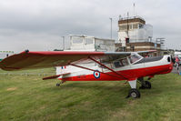 G-AWSW @ EGWC - Beagle D5/180 XW635 (G-AWSW) Windmill Aviation Cosford 10/6/18 - by Grahame Wills