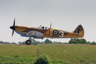 MK356 @ EGWC - Supermarine Spitfire IX MK356/QJ-3 Battle of Britain Memorial Flight RAF Cosford Air Show 10/6/18 - by Grahame Wills