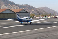 N2860C @ SZP - 1979 Piper PA-28-201T TURBO DAKOTA, Continental TSIO-360-FB 200 Hp, initial takeoff roll Rwy 22 - by Doug Robertson