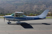 N2083R @ SZP - 1964 Cessna 182G SKYLANE, Continental O-470-S 230 Hp, taxi to Rwy 22 - by Doug Robertson