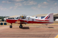 G-GGRR @ EGVA - Scottish Aviation Bulldog T1 XX614 (G-GGRR) Derek Sharp Fairford 11/7/18 - by Grahame Wills