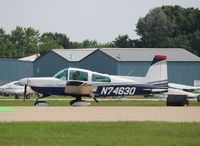 N74630 @ KOSH - AA-5B - by Mark Pasqualino