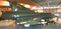 A-009 @ EKVJ - Royal Danish Air Force Saab F-35 Draken preserved in Danmarks Flymuseum at Stauning airport - by Van Propeller