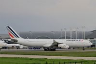 F-GLZK @ LFPG - Airbus A340-313X, Taxiing, Roissy Charles De Gaulle Airport (LFPG-CDG) - by Yves-Q