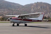 N13101 @ SZP - 1973 Cessna 172M SKYHAWK, Lycoming O-320-E2D 150 Hp, taxi back - by Doug Robertson