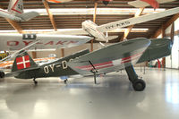 OY-DOU @ EKVJ - SAI KZ II Sport in Danmarks Flymuseum at Stauning airport - by Van Propeller