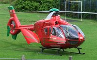 G-WASN - Off airport. Wales Air Ambulance helicopter (Helimed 57).
Swansea, UK. - by Roger Winser