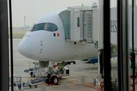 F-HHAV @ LFPO - Airbus A350-941, Boarding gate, Paris-Orly airport (LFPO-ORY) - by Yves-Q