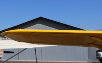 N8547K @ SZP - 1947 Stinson 108 VOYAGER, Franklin 6A4150 150 Hp, wing Micro vortex generators closeup - by Doug Robertson