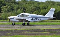 G-EEKY @ EGFH - Visiting Cherokee operated by Horizon Flight Training. - by Roger Winser