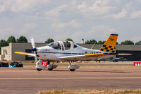 G-HACS @ EGVA - Tecnam S G-HACS RAF Flying Clubs Assn, Fairford 12/7/18 - by Grahame Wills