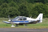 F-GBVP @ LFPZ - Robin DR-400-120A Petit Prince, Taxiing, Saint-Cyr-l'École Airfield (LFPZ-XZB) - by Yves-Q