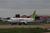 TF-BBD @ EGSH - Departing after repaint - by AirbusA320