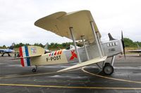 F-POST @ LFBD - Breguet 14P Replica, Taxiing to parking area, Bordeaux-Mérignac airport (LFBD-BOD) Open day 2017 - by Yves-Q