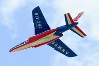 E113 @ LFBD - Dassault-Dornier Alpha Jet E (F-TETD), Athos 04 of Patrouille de France 2017, Bordeaux-Mérignac Air Base 106 (LFBD-BOD) Open day 2017 - by Yves-Q