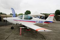 F-GUKC @ LFBD - Grob G-120A-F, Static display, Bordeaux-Mérignac Air Base 106 (LFBD-BOD) Ope day 2017 - by Yves-Q