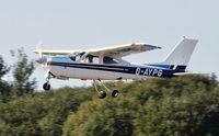 G-AYPG @ EGFH - Visiting Cessna Cardinal RG departing Runway 22. - by Roger Winser
