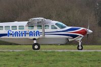 F-HFTR @ LFRB - Cessna 208B Grand Caravan, Taxiing rwy 25L, Brest-Bretagne airport (LFRB-BES) - by Yves-Q