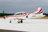 063 @ LFSI - Pilatus PC-9M, Croatian Air Force aerobatic team, Flight line, St Dizier-Robinson Air Base 113 (LFSI)  Open day 2017 - by Yves-Q