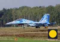 71 @ EBBL - Sukhoi Su-27UBM1 FLANKER-C of the Ukrainian AF at the 2018 BAFD spotters day, Kleine Brogel airbase - by Ingo Warnecke