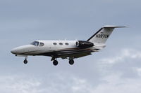 N397CM @ EGSH - Landing at Norwich. - by Graham Reeve