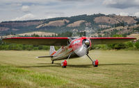 N775A @ KS73 - Cessna 195 N775A taxiing at Kamiah Municipal Airport (KS73) - by vgrafphoto