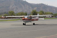 N17170 @ SZP - 1972 Cessna 150L, Continental O-200 100 Hp, taxi - by Doug Robertson