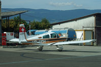 HB-UCH @ LSGY - Refuelling at Yverdon airfield.