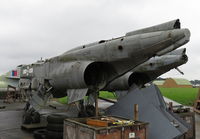 XZ366 @ EGVJ - Sadly in parts now outside at ex-RAF Bentwaters, Suffolk - by Chris Holtby