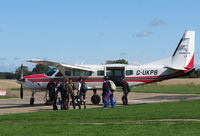 G-UKPB @ EGSM - Loading up for skydiving flight at Beccles airfield - by Chris Holtby