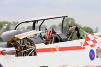 056 @ LFSI - Pilatus PC-9M, Croatian Air Force aerobatic team, Cockpit close up view, St Dizier-Robinson Air Base 113 (LFSI) Open day 2017 - by Yves-Q