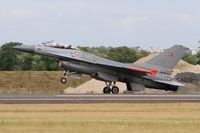 E-600 @ LFSI - Royal Danish Air Force SABCA F-16AM Fighting Falcon, Landing rwy 29, St Dizier-Robinson Air Base 113 (LFSI) Open day 2017 - by Yves-Q