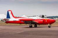 G-BVEZ @ EGVA - Hunting Jet Provost T3A XM479 (G-BVEZ) Newcastle Jet Provost Group, Fairford 16/7/18 - by Grahame Wills