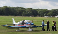 F-GYKF @ EGSG - Visiting Stapleford Tawney to a reception by UK Border Force - by Chris Holtby