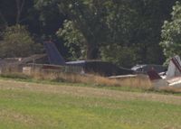 G-BHGP @ EGSG - Outside in the graveyard at Stapleford and deteriorating. - by Chris Holtby