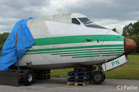 G-AVPN @ EGYK - Nose externally stored at Elvington - by Clive Pattle