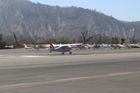 N1603G @ SZP - 1968 Champion 7ECA CITABRIA, Lycoming O-320 150 Hp, takeoff roll Rwy 22 - by Doug Robertson