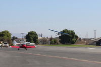 N5035N @ SZP - 1978 Bellanca 8KCAB DECATHLON, Lycoming AEIO-360 180 Hp, note big slip to final Rwy 22 - by Doug Robertson