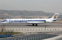 EC-JQV @ LEMD - Swiftair MD-83 sponsorred by Real Madrid. Aircraft scrapped in 2015. - by FerryPNL